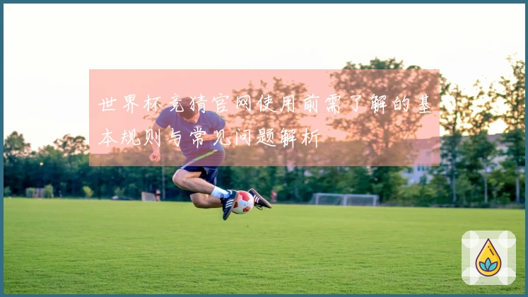 世界杯竞猜官网使用前需了解的基本规则与常见问题解析